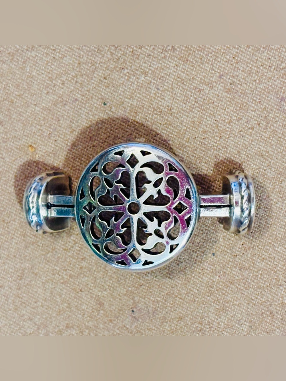 🆕Listing! Brighton Color Clique Cord Ferrara ornament Silver Fits Clique cords
